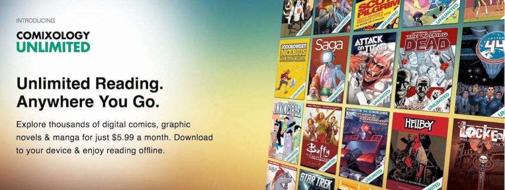 unsubscribe from comixology unlimited